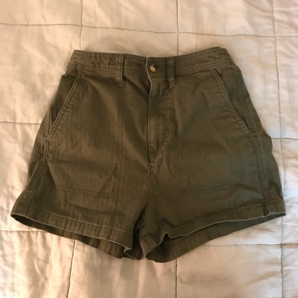 Madewell Camp Shorts - Kale